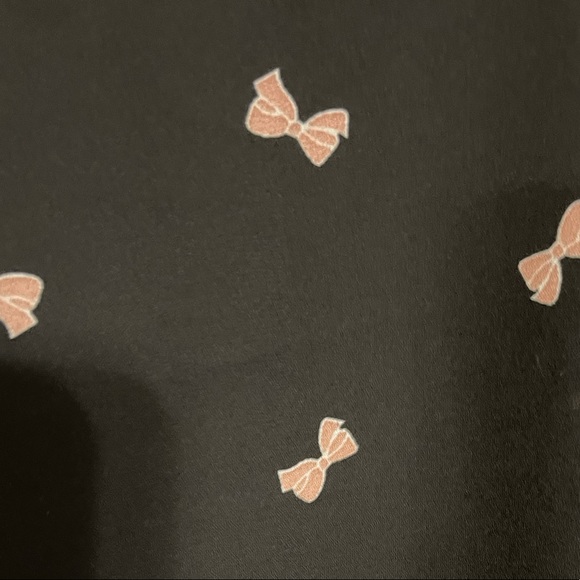 Torrid black bows hi/lo georgette blouse - Picture 8 of 15